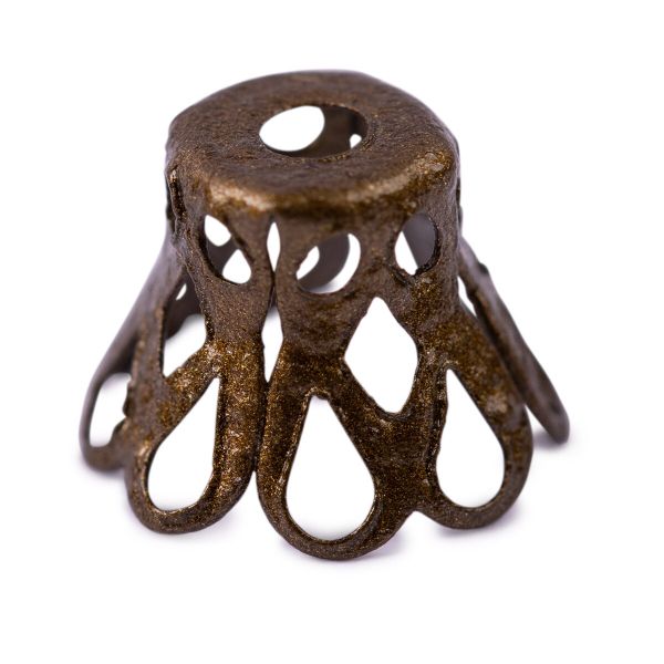 Розетки для бус 8 мм, 5 шт, №04 под бронзу, Zlatka DC-005/5