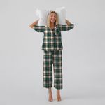 Фланель рубашечная вареная 150 г/м², 150 см / 2 метра, TBY.Fl.T497 зеленый