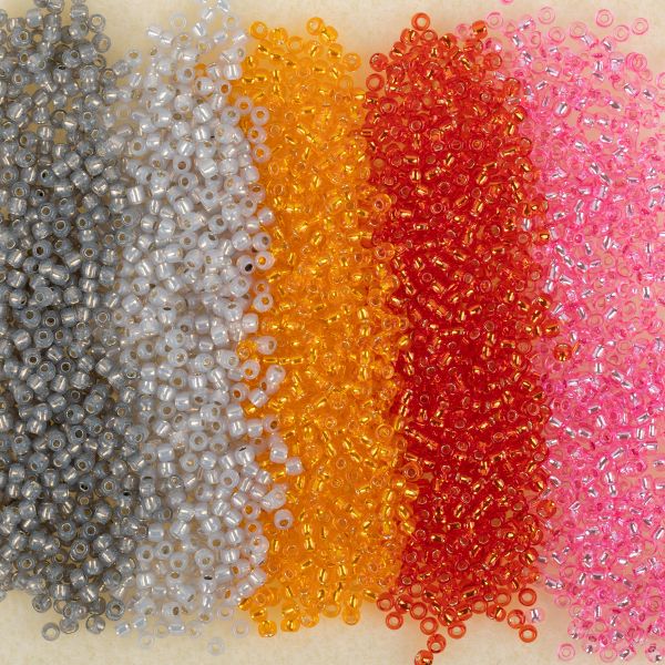 Бисер Япония Toho 11/0 круглый 3 ASSORTI 2.2 мм, 5х5 г, №02