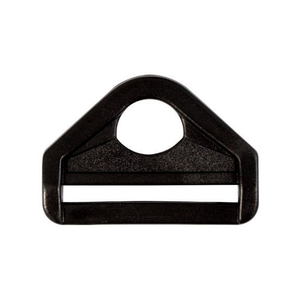 Полукольцо для сумок ⌀38мм (48х34мм) пластик (ацеталь) (черный), H5002(MF-1890), 20 шт