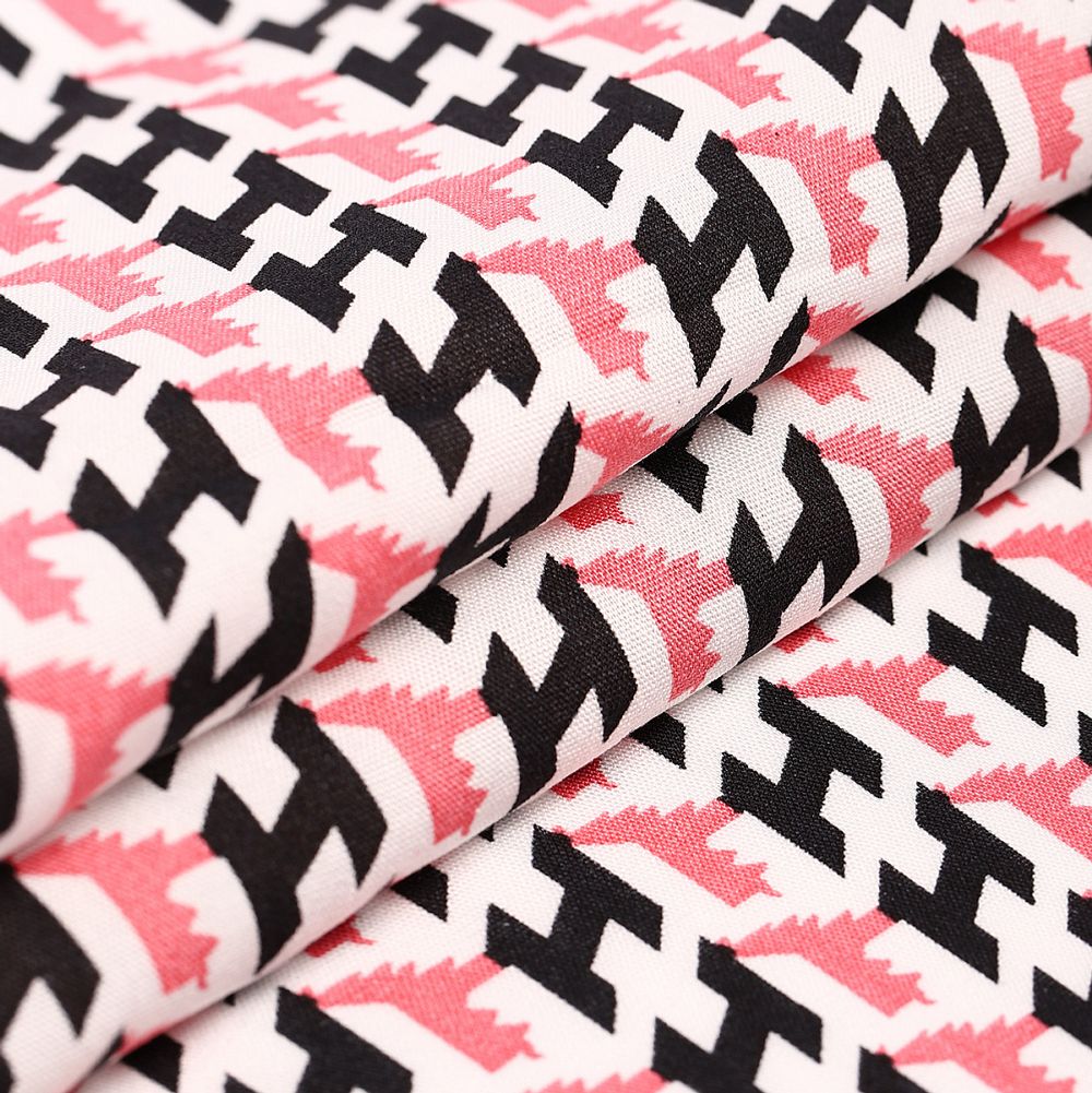 Штапель 90 г/м², 145 см / 2 метра, TBY.Vi.pr.E1346.6.2, цв.06 розовый