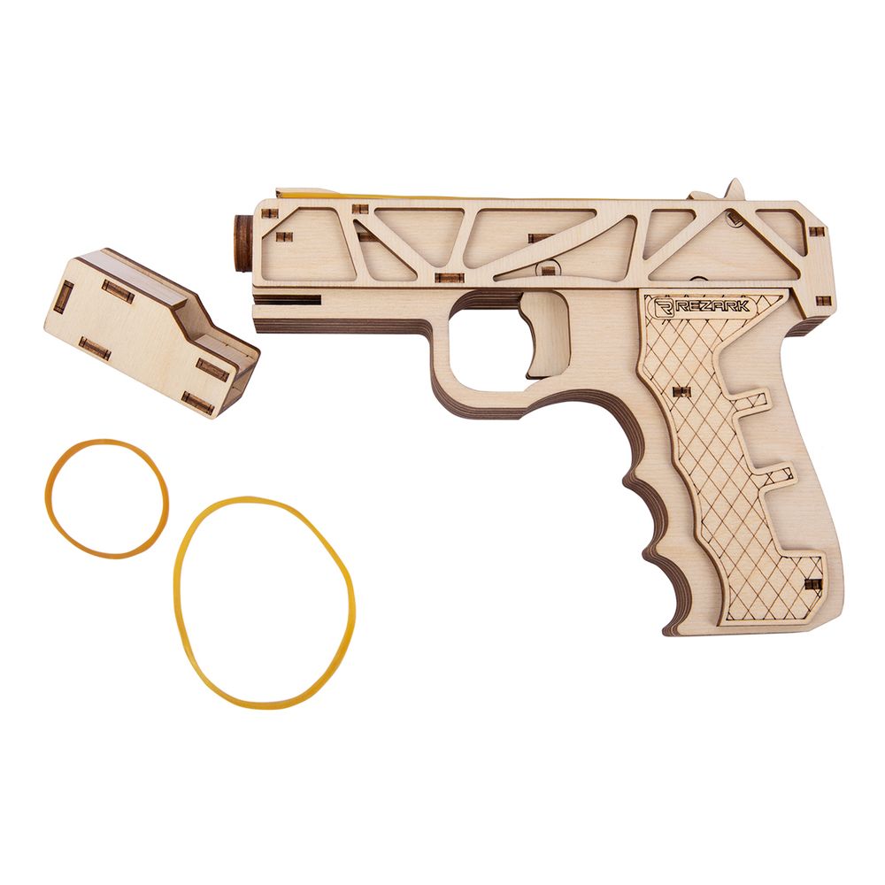 Пазл 3D, серия Оружие 62 элемент, Резинкострел Охотник, Rezark PTT-03