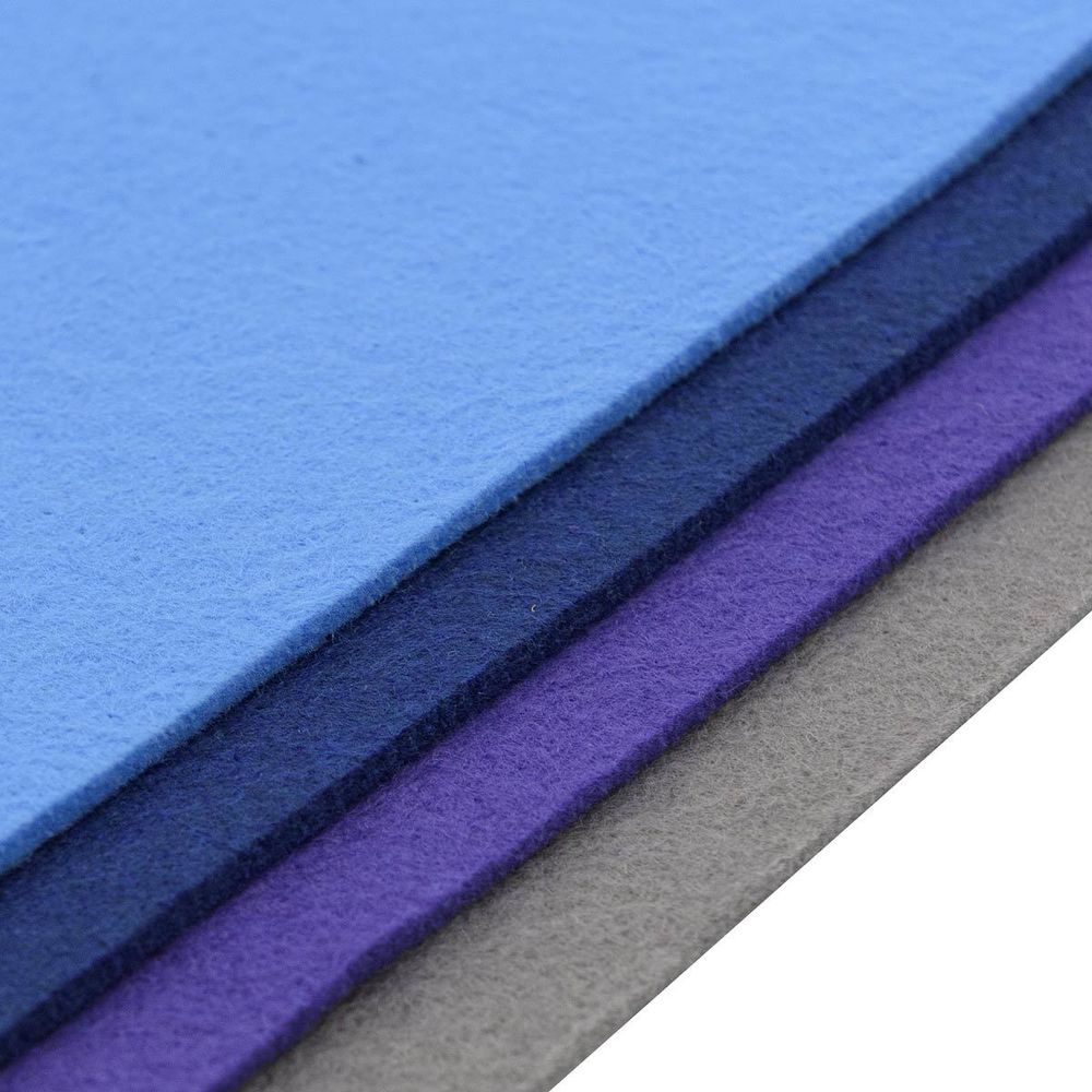 Фетр листовой мягкий 3.0 мм, 20х30см, 4 шт, Astra&Craft, 2