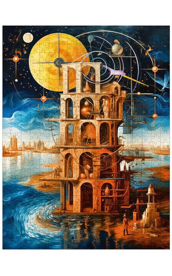 Пазл деревянный Башня времени 500 элементов, Фрея PZLD-006