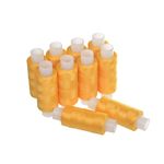 Нитки оверлочные 10кат. 200м желтый