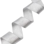 Лента декоративная подарочная 40.0 мм / 25±1 метров, рис.9027, 1 серебро, С3688Г17 Стрела-40