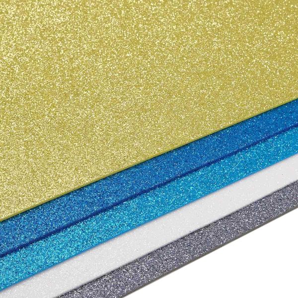 Набор фоамирана с глиттером Ассорти 2, 20х30см, 2мм, 5 шт, Astra&Craft