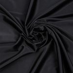 Атлас стрейч для нижнего белья 107 г/м², 125 см / 0.5 метра, 0180 цв.черный