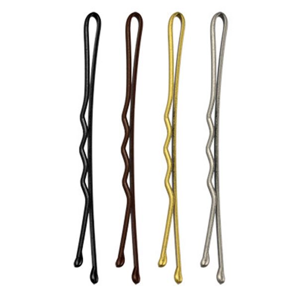 Невидимки для волос металлические 7 см, 15 шт, №03 бронзовый, Zlatka HIT-70