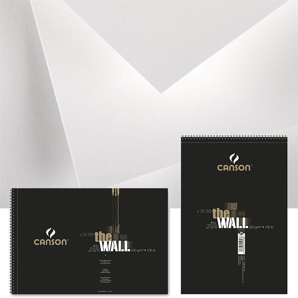 Альбом для маркера The Wall 200 г/м², 30 л. A4+ 21х31.4 см, Canson C400078797