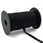 Резинка бельевая (бретелечная) 12.0 мм / 50 метров, черный, (ML207.012)