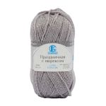 Пряжа Камтекс Праздничная с люрексом / уп.10 мот. по 50 г, 160 м, 008 серебристый