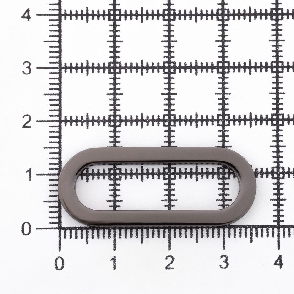 Рамка металл овальная литая 30 мм (чер.никель), 20 шт, ГНУ13818