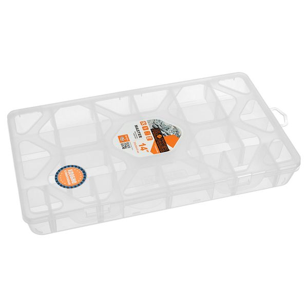Органайзер Master 14 BR3782СРСВИНЦ пластик 35х20х4.5 см, серо-свинцовый, Plastic Republic BR3782СРСВИНЦ