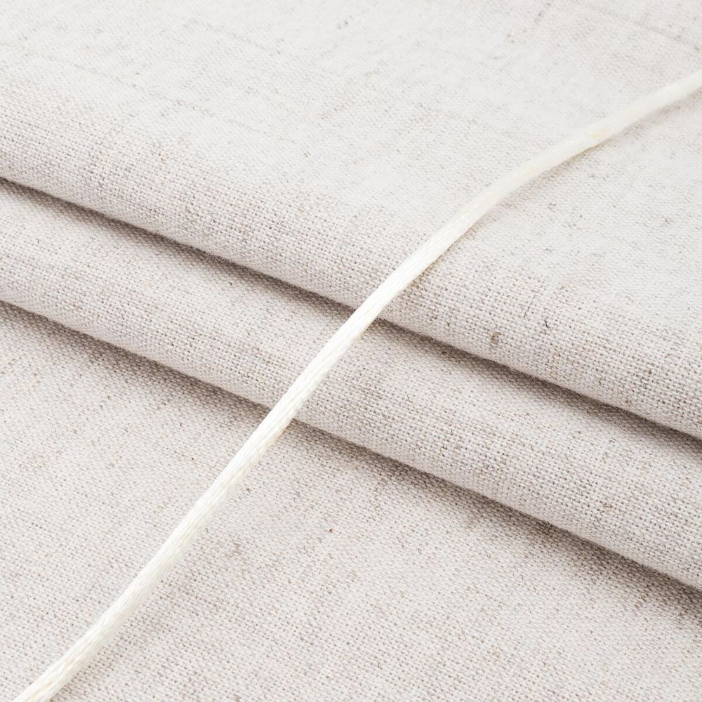 Шнур атласный корсетный ⌀2.0 мм / 45.7 метров, 3 молочный