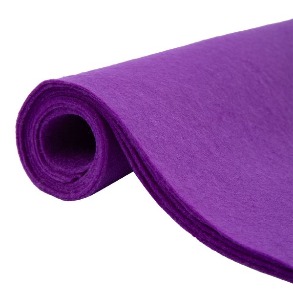 Фетр листовой 1 мм, 20х30 см, 5 шт, 114 т.сиреневый, Blitz FKC10-20/30