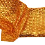 Лента подарочная 60.0 мм / 9.14 метра, 4 оранжевый, С3384Г17, Радуга-60