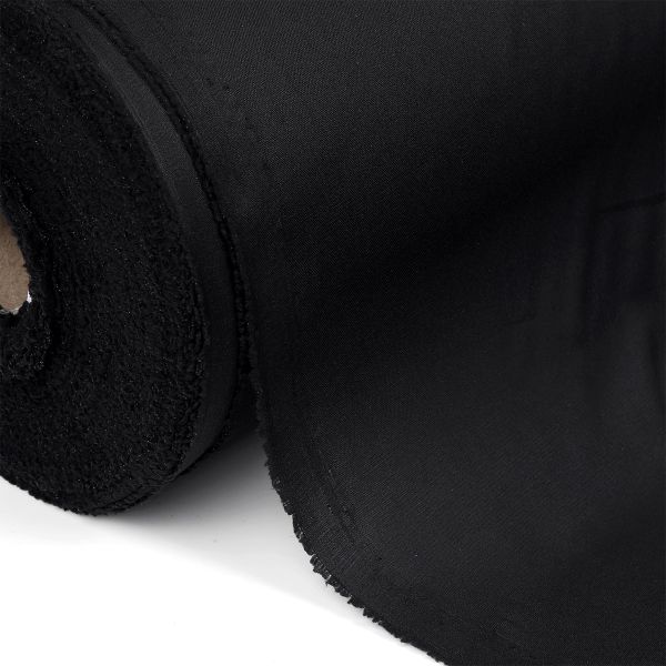 Дублерин трикотажный 50 г/м², 150 см / 100 метров, 9506BL черный