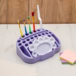 Органайзер для кистей, маркеров, карандашей настольный, 24х16,5х8,5см, 23589