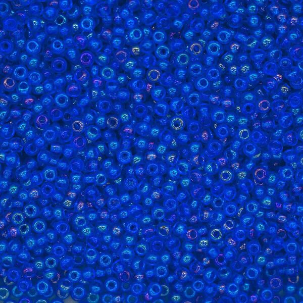 Бисер Preciosa прозрачный с радужным покрытием 10/0 (2.3 мм), 100 г (5х20 г), цв. 31050