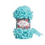 Пряжа Alize (Ализе) Puffy Fine / уп.5 мот. по 100 г, 14м, 263 бирюзовый A