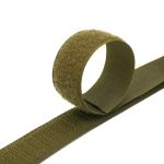 Лента контактная липучка (велкро) пришивная 25 мм / 25 метров, 5049 яр.хаки, ПАРА (крючок+петля), качество "C"