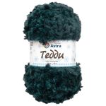 Пряжа Astra Premium (Астра Премиум) Тедди букле / уп.1 мот. по 150 г, 35 м, 04 темный изумруд