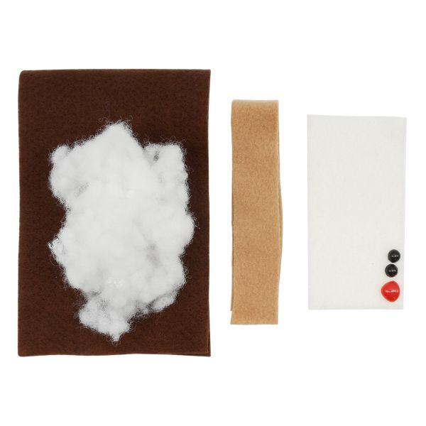 Набор для шитья игрушки из фетра, Олененок, 14см