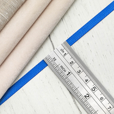 Лента репсовая (в рубчик) 6.0 мм, 155 василек, уп.18,28 м