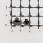 Винт кобурный металл ⌀9 мм, h6 мм, чер.никель, 50 шт