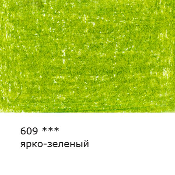 Карандаш цветной художественный заточенный, 6 шт, 609 я.зеленый (Bright green), Vista-Artista Gallery VGCP