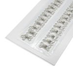 Крючки пришивные 15х8 мм, №2, 24 шт, никель, 0305-4001