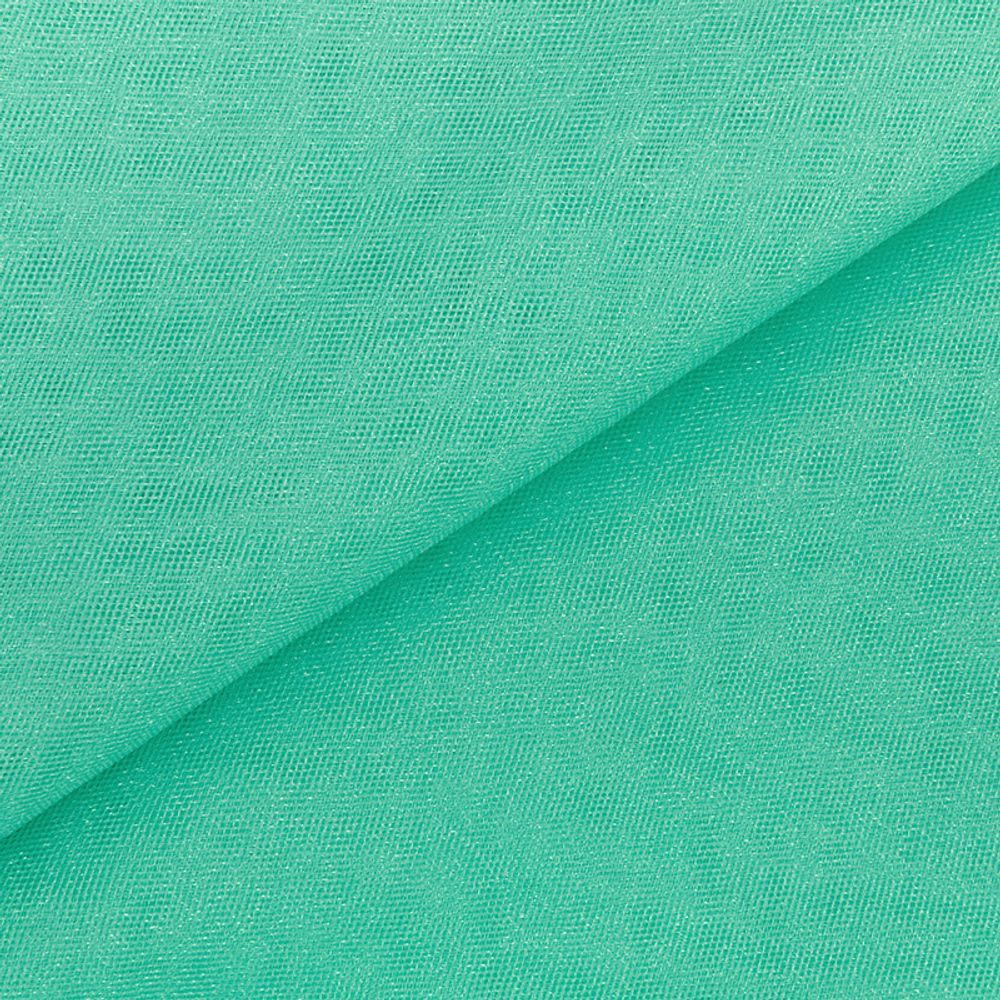 Фатин кристалл 18±2 г/м², 150х150 см, 48 бирюзовый, Gamma FTN-BRN