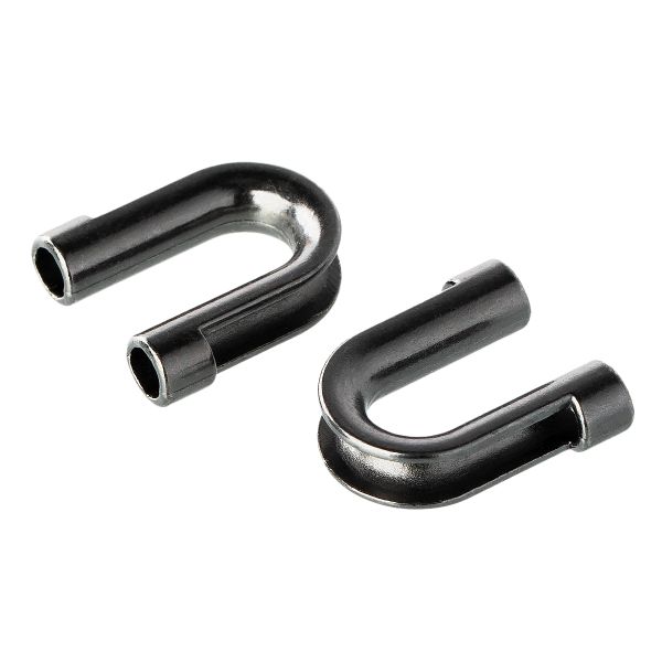 Наконечник для шнура металл 17х16 мм, 20 шт, №06 под черный никель, Gamma GB 1656