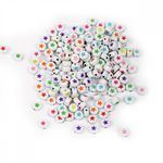 Бусины пластик набор звездочки, M4H-B013, 50г (300±10 шт)