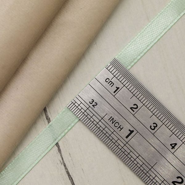 Лента атласная 1-сторонняя 6.0 мм / 22.86±1 метров, 098 мятный, Globus