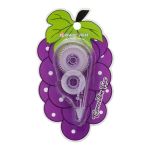 Корректор-лента в роллере 5 мм / 3м в блистере Фрукты, виноград, DV-12571