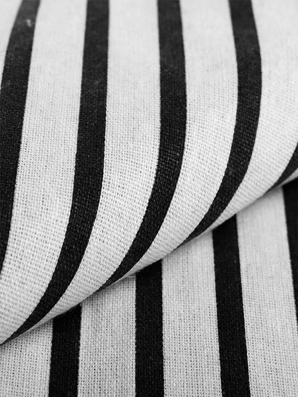 Льняная ткань 140 г/м², 150 см / 3 метра, TBY.DJ.13-1-3, цв.черный