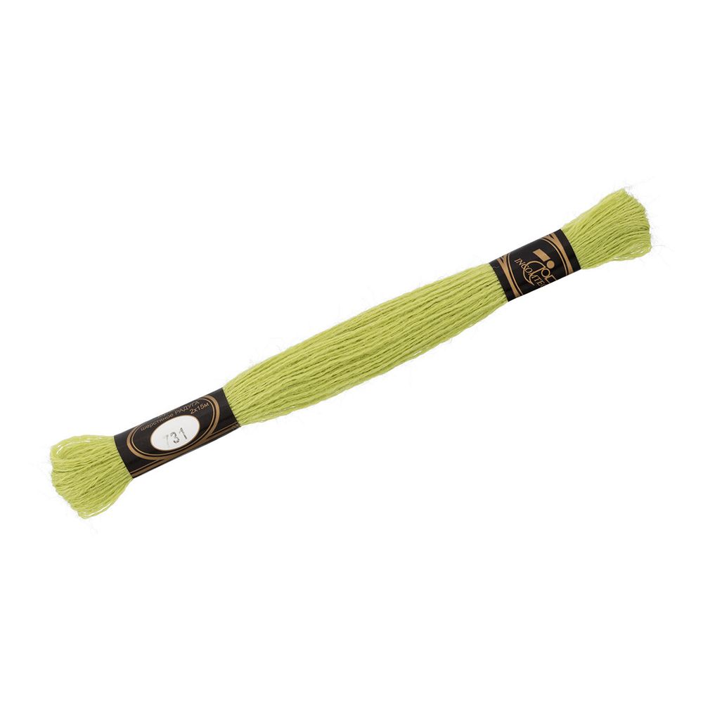 Мулине Радуга, цв.731 св. весенняя зелень, Россия, 8 мотков по 15 метров