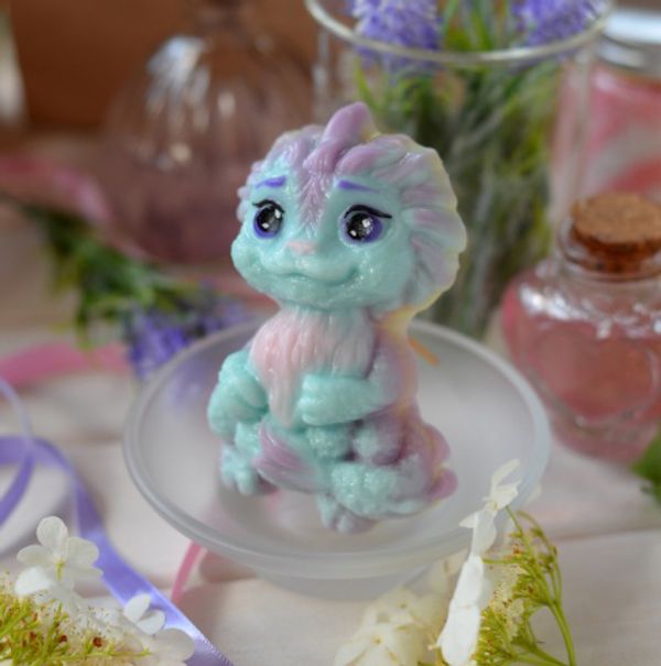 Пластиковая форма для мыла №01 14.8х10 см, пластик, Дракончик Мила, Bubble Time