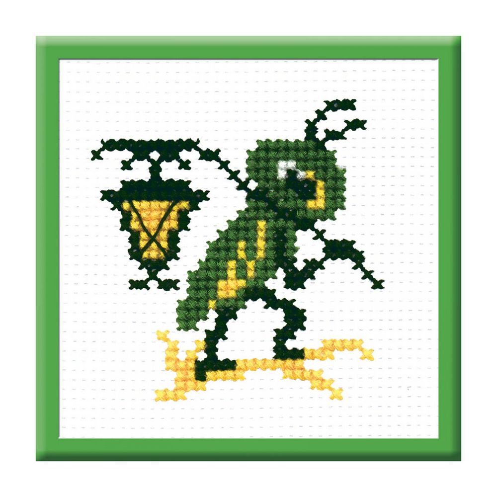 Набор для вышивания нитками РС Студия, Светлячок 8х8 см