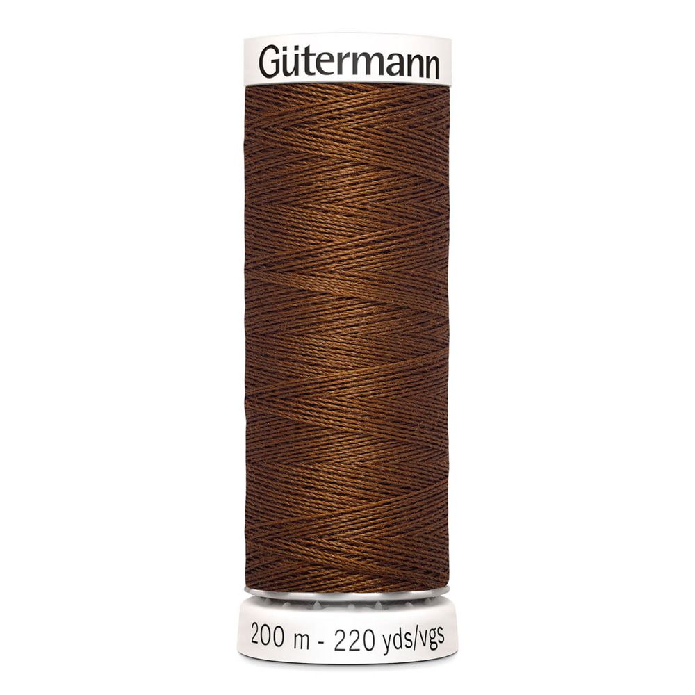 Нитки универсальные Gutermann Sew-all, 200м, 450 каштаново-коричневый