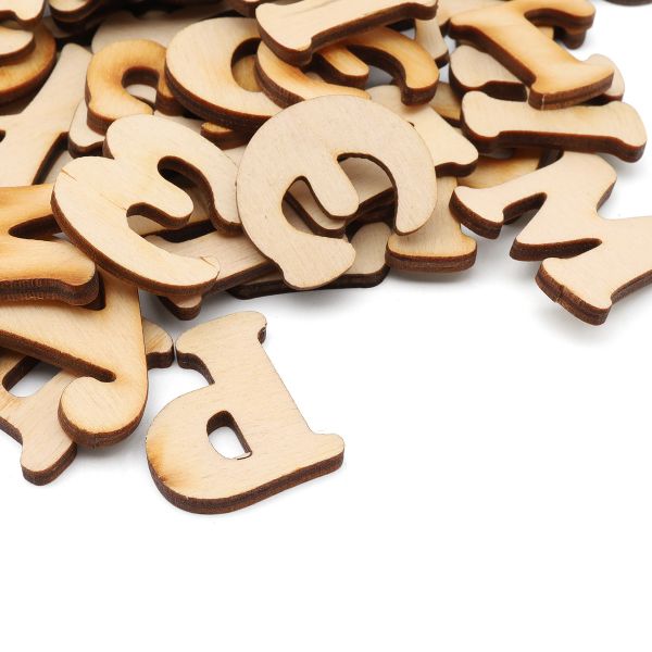 Деревянные заготовки Буквы. Русский алфавит 30х30х4 мм, 60 шт, Astra&Craft
