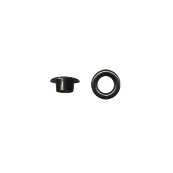 Блочки металл ⌀6.0 мм, h=5 мм, 100 шт, 20 черн.никель (без лакового покрытия), БЕЗ КОЛЬЦА, Micron VK- 6