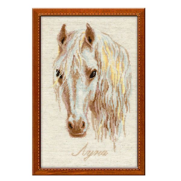 Набор для вышивания нитками Риолис, Луна, 24х40 см