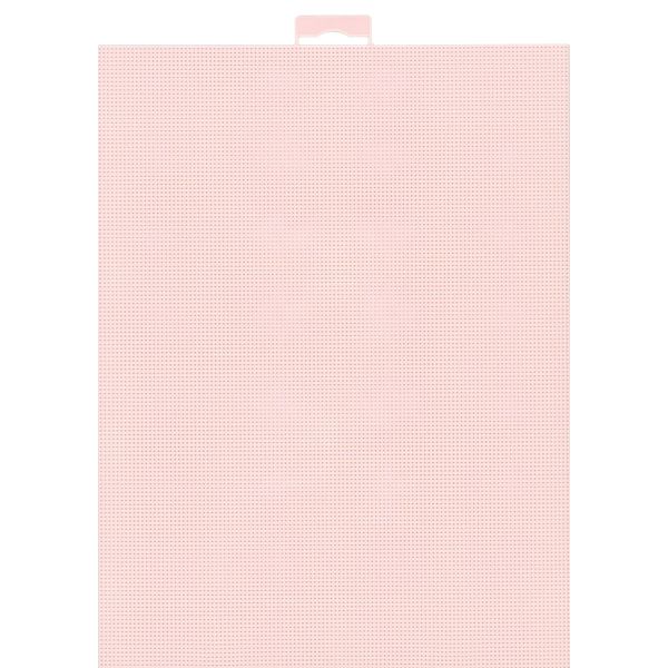 Канва пластиковая 21х28 см, розовая, К-055