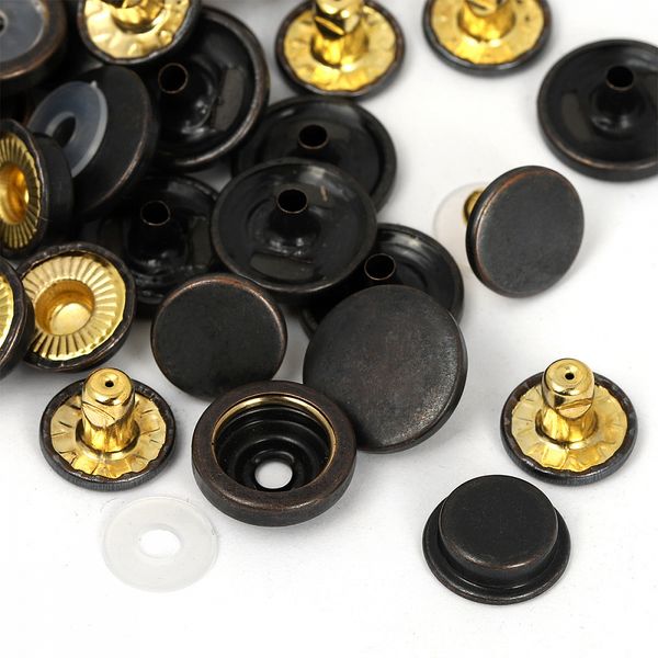 Кнопка Дельта (O-образная) ⌀15.0 мм, ≈720 шт, НЕРЖ.СТАЛЬ, цв.оксид, TBY