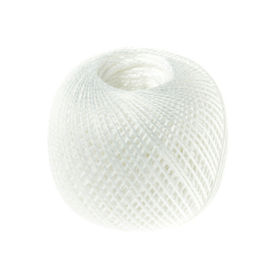 Пряжа ПНК им.Кирова Ирис / уп.20 мот. по 25 г, 150 м, 0101 белый