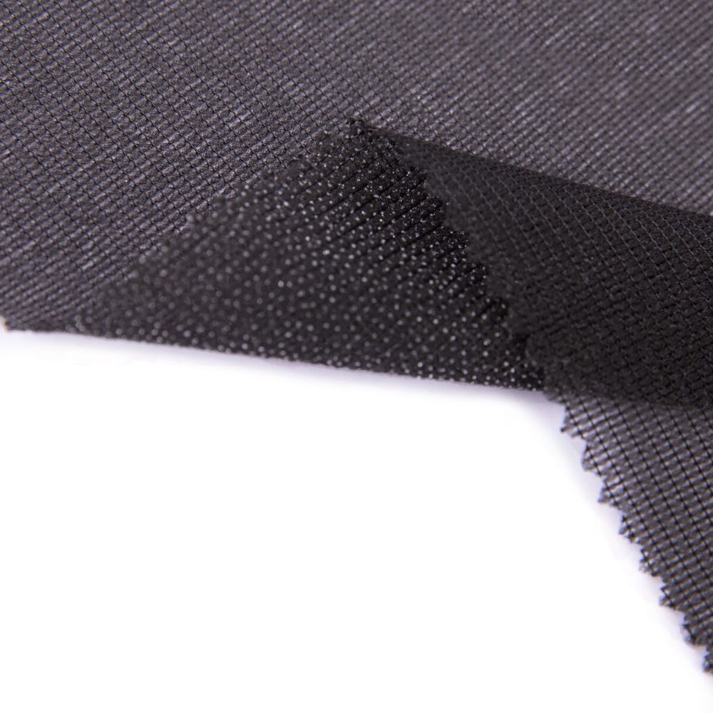 Дублерин эластичный нитепрошивной точечный 40 г/м², 150 см / рул. 50 метров, черный, G-83eht Gamma