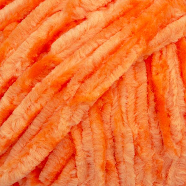 Пряжа Вязь Велюровая 120 / уп.3 мот. по 100 г, 120 м, 13 оранжевый